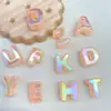 Contas de Letras Acrílicas Coloridas com Revestimento UV Brilhantes Finas para DIY/Pingente de Bolsa de Celular Acessórios de Cabelo Materiais de Joalheria Contas Soltas