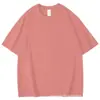 Verano 2026 300g Algodón Puro Peso Pesado Manga Corta Transpirable Cuello Redondo Manga Media Color Sólido Ropa para Niños Camiseta para Niños y Niñas, Tallas Mediana y Grande