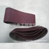 Correia abrasiva de lixamento multimaterial 610mm Correia abrasiva de corindo marrom operação de chanfro de madeira fábrica de madeira correia abrasiva anular