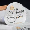 Adesivos de Papel Especial Adesivos Personalizados Transfronteiriços para Bolos e Sobremesas, Etiquetas de Logo com Código QR Personalizadas para Assados