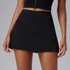Minifalda Deportiva Minimalista para Mujer, Falda-Pantalón de Corte A de Secado Rápido, Alta Elasticidad, Anti-Exposición, En Stock, para Fitness al Aire Libre, Bádminton, Tenis