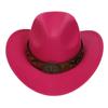 Sombreros para Hombre Transfronterizos, Sombreros Vaqueros Occidentales Europeos y Americanos, Sombreros de Jazz de Lana, Sombreros de Sol para Mujer para Exteriores, Sombreros Negros para Adultos