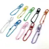 Hebilla de puerta de tres puntos de caramelo hebilla en forma de U de metal DIY cadena de cuentas de colores combinación accesorios de hebilla de cadena para equipaje hebilla para perro en stock