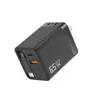 Venta al por mayor transfronteriza Cargador de Nitruro de Galio de 120W con Cable Retráctil, Cabezal de Carga Multipuerto A+C, Adecuado para Carga Rápida Apple y Android