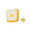 Broche de Pan de Dibujos Animados Insignia de Sándwich Galletas Croissant Ramillete Hebilla de Personalidad Pin Pin para Ropa Accesorios para Bolsas