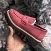 2025 Novos Mocassins Primavera e Outono Plus Size Casual Sandy Estilo Britânico Sapatos Femininos Salto Grosso Sola Grossa Comércio Exterior Vintage