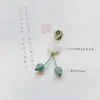 Uma Folha Conhece o Outono Verde Sândalo Círculo Duplo Literário Chinês Miçangas DIY Pequena Gota Pulseira Pulseira Flor de Ameixa Trevo de Quatro Folhas Estilo