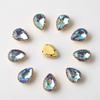 Diamantes de Imitación en Forma de Gota de 10X14 mm Coloridos Cosidos a Mano DIY Ropa Tocado Zapatos y Sombreros Accesorios de Joyería