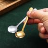 Mini Cuchara de Acero Inoxidable Cuchara para Condimentos Cuchara Doméstica para Café Cuchara Pequeña Cuchara de Sal de Cocina Cuchara Medidora Cuchara Creativa para Polvo de Medicina