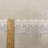 217361 Malla Bordada con Encaje Tela de Tencel Ropa para Mujer y Niño Decoración de Falda Accesorios para Prendas