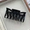 Pinza Azul para el Cabello del Mismo Estilo que Rachel de Friends para Mujer con Dientes Dobles en la Parte Posterior de la Cabeza, Pinza de Tiburón, Pinza Mediana Versátil para Uso Diario