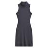 2024 primavera e verão novo estilo europeu e americano design meia gola tartaruga colete sem mangas vestido feminino bainha apertada saia inferior