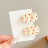 Pinza para el Cabello Lateral de Lunares de Colores Dulces con Forma de Gota de Agua para Niños, Versátil y Suave con el Cabello, Pinza para el Flequillo para Niñas Pequeñas, Pinza para el Cabello Simple