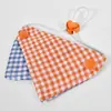 Bandana para mascotas bufanda triangular DIY con estampados de dibujos animados impresos y bordados a doble cara, pañuelo para el cuello de perro, pañuelo para el cuello de gato, transfronterizo