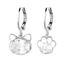 Aretes Asimétricos de Estrella con Forma de Arroz, Aretes de Estrella de Seis Puntas con Circonia de Alta Gama, Elegantes Aretes con Diseño de Apilamiento, Modernos