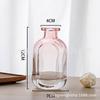 Frasco de Aromaterapia 150ml Frasco Vazio Frasco de Vidro Transparente Espessado Novo Vaso de Flores Enfeites Frasco de Boca Estreita com Face Cortada