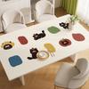 Jogo Americano de Jantar Desenho Animado À Prova d'Água, Resistente a Óleo, Anti-Escaldante, Não Lavável, Mesa de Jantar, Mesa de Centro de Sala de Estar, Luxo Acessível, Jogo Americano de Mesa High-End à Prova de Poeira