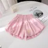 Shorts de Verano para Bebé Niña Estilo Coreano Nueva Moda Lazo Flor de Princesa Capullo Pantalones Linterna Dulce para Niños Comercio Exterior