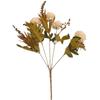 Flor de simulación de otoño, bola de espinas de 5 cabezas, flor falsa transfronteriza, crisantemo de ping pong, flor de seda de mesa europea, bola pequeña de crisantemo, comercio electrónico más vendido