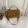 Bolso Casual de Moda para Mujer, Nuevo Primavera 2025, Diseño de Nicho, Bolso Cruzado Simple de Moda, Bolso Cuadrado Pequeño Retro