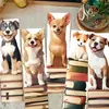 30 Peças Cão Lendo Criativo Marcador de Página Festivo Marcando Livro de Pintura Novel Presente para Estudante Recompensa para Professor Marcador de Página