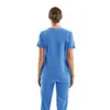 Traje de quirófano de verano transpirable que absorbe la humedad para mujer, conjunto de manga corta de alta elasticidad, para doctores dentales, quirófanos y estética médica