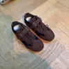 Zapatillas de entrenamiento alemanas de malla con cordones, volantes retro para mujer 2026, zapatillas casuales planas, nuevo estilo