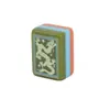 Peças de Mahjong Americano, Mahjong de Acrílico, Mahjong Laranja de Três Camadas Pintado à Mão, Mahjong Americano