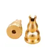 Popular quemador de incienso con forma de calabaza de latón, quemador de incienso para uso doméstico, decoración de mesa de artesanía de cobre