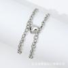 Suministro exclusivo transfronterizo de pulseras de pareja de estilo minimalista europeo y americano, pulseras de atracción magnética en forma de corazón, estilo simple y moderno para parejas.