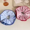 Atmósfera Roja Estilo Coreano ~ Simple Scrunchie Rayado para el Cabello para Mujer 2025 Nuevo Accesorio de Cabello Elegante de Alta Gama para Mujer