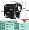 Ventilador de conducto tipo split para viento de Green Island, ventilador de ventilación silencioso de doble salida para baños de hotel, uso comercial y doméstico