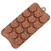 Formas de silicone para chocolate clássicas e populares, um conjunto de múltiplas formas para confeitaria caseira, formas para sobremesas francesas, atacado