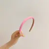 Importado de Corea del Sur Color Caramelo para Niña Combinación Perfecta Sencillo Celebridad de Internet Aro para el Cabello Exterior Color Primavera y Verano Aro para el Cabello de Esponja Nueva Pinza para el Cabello
