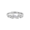 Anillo Cielo Estrellado Brillante para Mujer, Diseño de Nicho de Lujo Ligero, de Alta Gama, Moderno y Elegante, Versátil para el Uso Diario, Anillo Abierto para el Dedo Índice