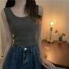 Atacado Transfronteiriço Camisola Vermelha Roupa de Verão Tendência Hot Girl Esportiva Curta Camiseta Base Top