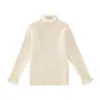 Suéter Pulóver de Cuello Medio Alto para Otoño e Invierno para Mujer, Ropa Exterior, Capa Base de Temporada, Tejido de Punto Ajustado, Prenda de Punto Base, Elegante Top de Invierno