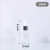 Botellas dispensadoras de esencia cosmética líquida portátiles al por mayor del fabricante, Botellas vacías, Botellas gotero de vidrio ámbar transparente para aceites esenciales