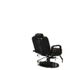 Silla de Salón Reclinable con Altura Ajustable para Cortes de Cabello, Giratoria y Adecuada para Teñido de Cabello, Hecha de Acero Inoxidable