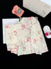 Conjunto de loungewear infantil estilo lapela, tecido fino para primavera e outono, cardigã de manga longa, pijama de algodão estilo coreano com estampa de nuvens para meninas