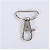 Fivela de cachorro de metal com 25 mm de espessura, fivela de melão com fivela de ovo, chaveiro de rugby, acessórios de joias
