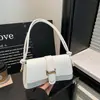 Bolso tejido de PU de moda para mujer, nuevo estilo 2026, bolso de hombro de moda, bolso de hombro simple y casual, bolso elegante para el día a día