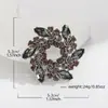 Broche de Bauhinia Totalmente Ecológico para Mujer, Exquisita Guirnalda de Corsage de Alta Gama Resistente Incrustada de Diamantes Pin para Accesorios de Ropa