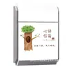 Caja de Mensajes Escolar Creativa, Buzón de Agujero de Árbol Montado en la Pared, Buzón de Sugerencias, Buzón sin Taladro, Buzón de Mensajes Secretos para Clase