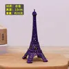 Modelo de la Torre Eiffel rosa, adornos de estilo europeo, artesanías creativas para el hogar, atracciones turísticas, recuerdos.