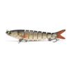 Cebo de plástico biónico de 133 mm y 20,3 g con capa de natación completa flexible, disponible para peces de ocho secciones.