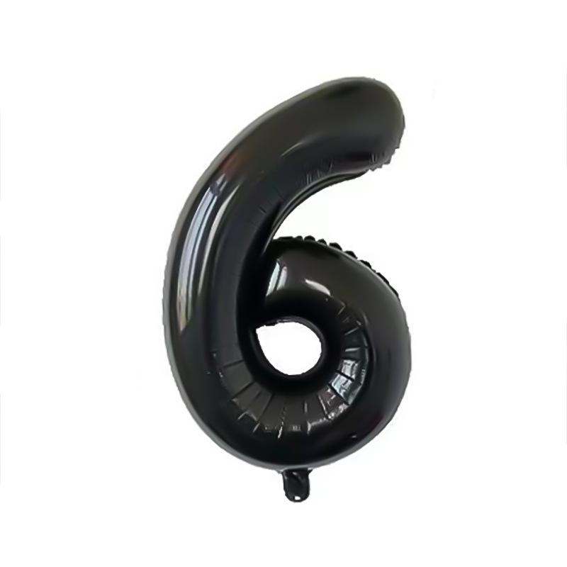 黑色数字6
