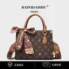 2026 Nova Moda Europeia e Americana Temperamento Versátil Bolsa Quadrada Pequena Feminina Tendência Retrô Flor Antiga Bolsa de Ombro Único Feminina