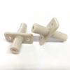 Codos de Silicona Personalizados por el Fabricante para Electrodomésticos de Agua, Conectores de Tubería de Silicona Blancos, Tubos Rectos de Silicona con Agujeros