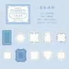 Adesivos estilo menina, borda floral vintage artística, notas de mensagem para colagem de diário, prêmios para alunos do ensino fundamental